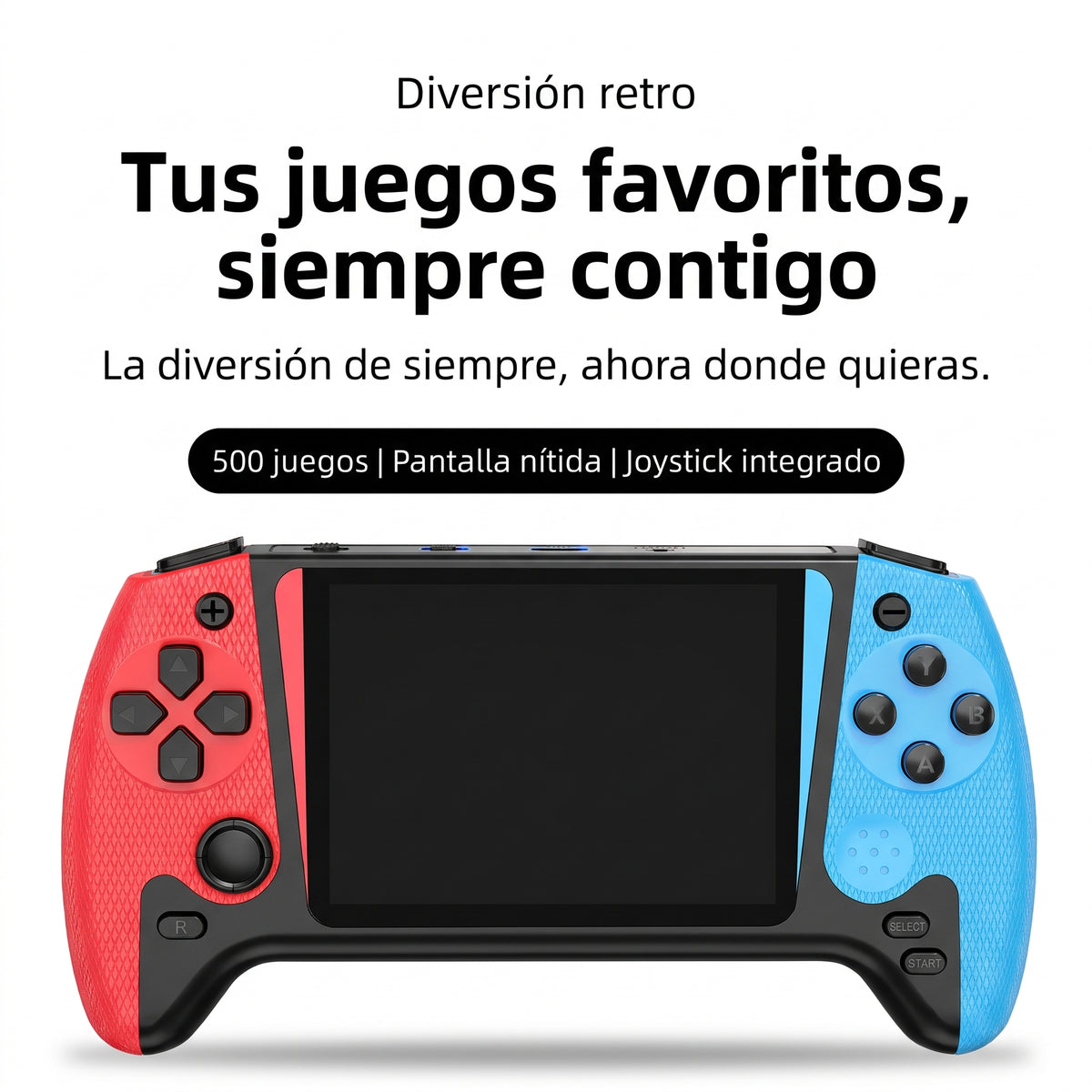 Consola Retro con 500 juegos integrados