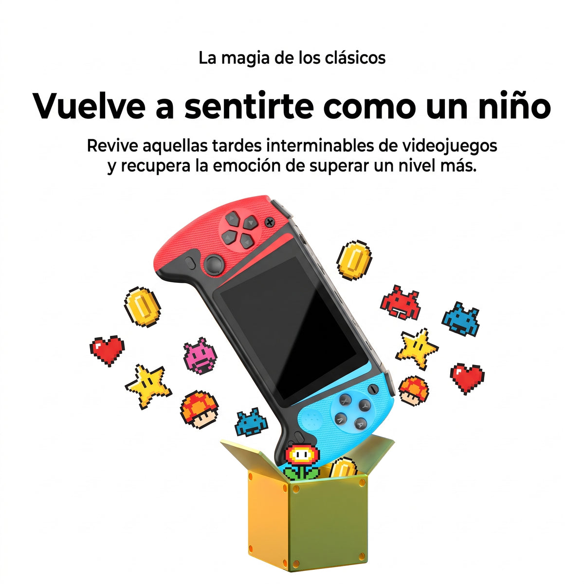 Consola Retro con 500 juegos integrados